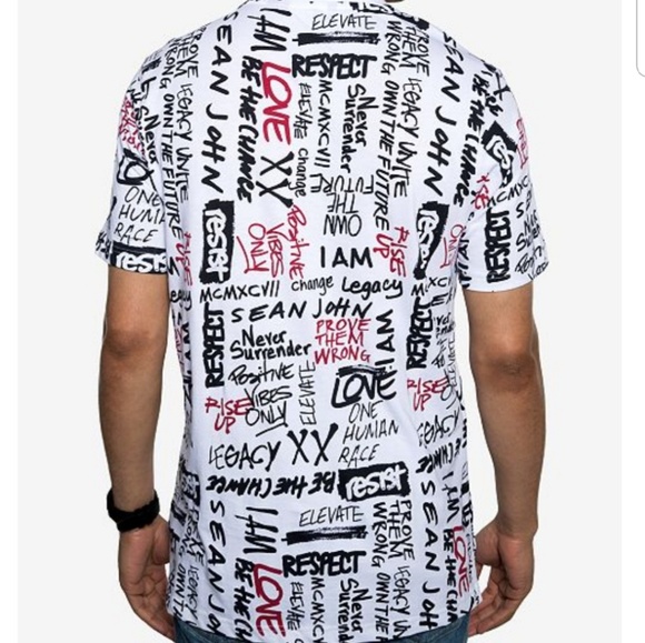 Sean John

Men's Allover Positive Print T-Shirt - Picture 2 of 2